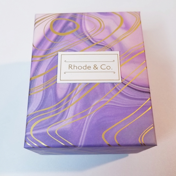 Rhode & Co. Rose Quartz Earrings Silver Plate in Box Love Trust Emotional Heal - Picture 2 of 5